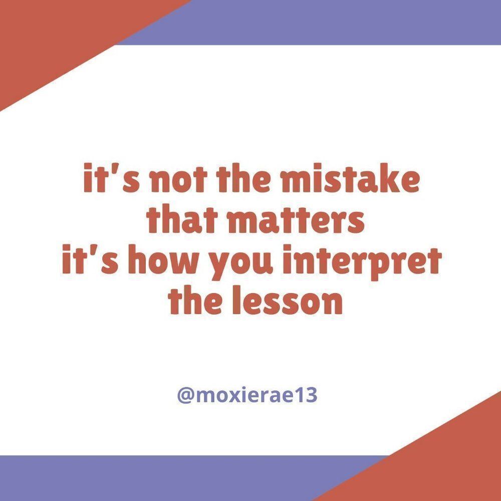 Lessons are part of Life